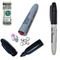 Realistic Large Marker Diversion Safe (2 Pack) - Real working large marker with a secret stash container to hide valuables