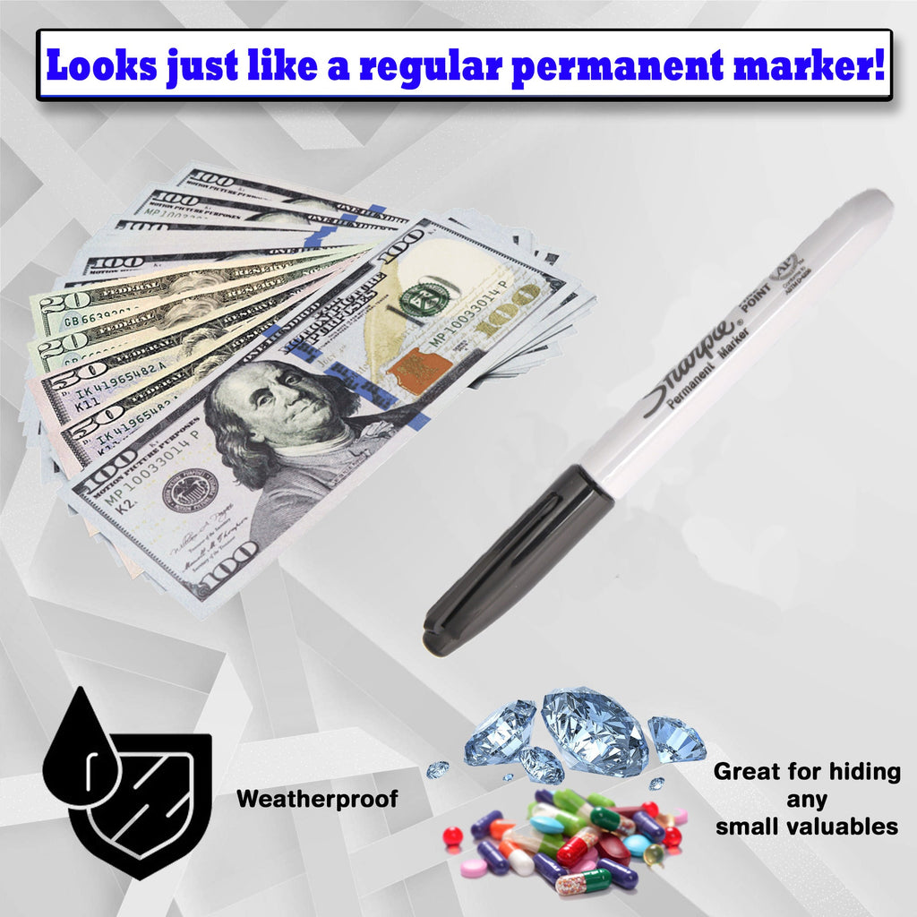 Real Working Marker Diversion Safe (4 Pack) - Discreet Diversion safe Ideas of Marker with a secret stash container to hide valuables